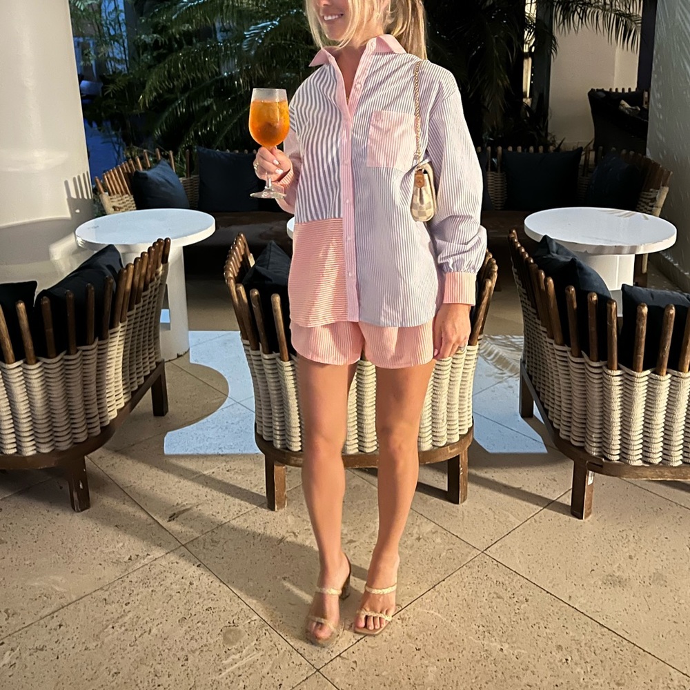 Peppermayo set pastel colors striped